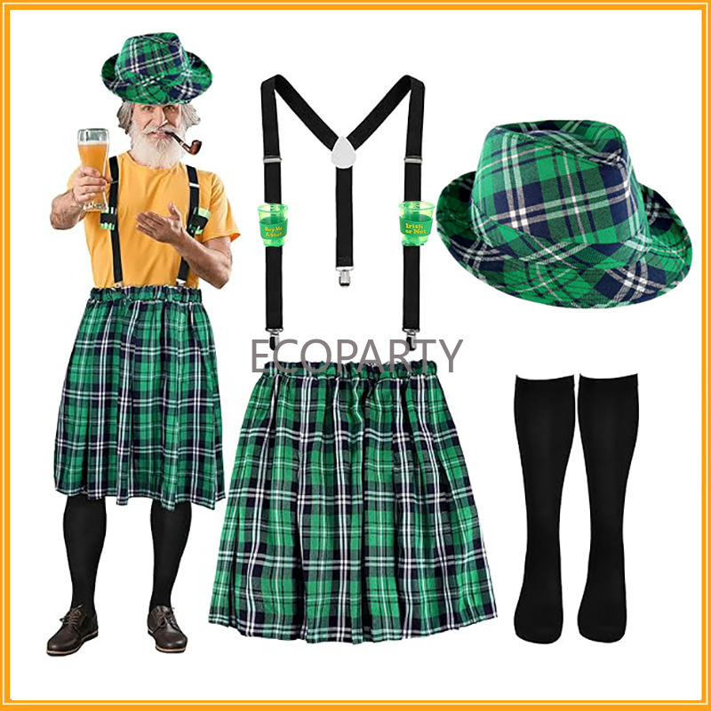 St. Patricks Day Costume Set G - đánh giá và giá Sock Garter Men