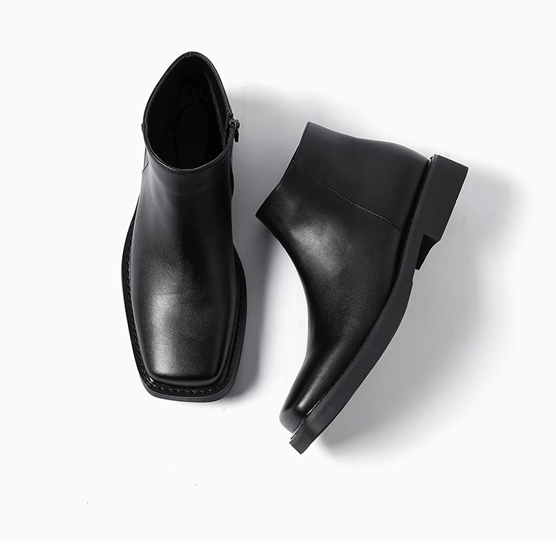 Luxury Fashion Black Men Casua - đánh giá và giá Men Formal Wear With Boots