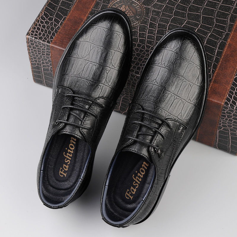 Men Formal Genuine Leather Cas - đánh giá và giá Formal Men Daily Wear Footwear